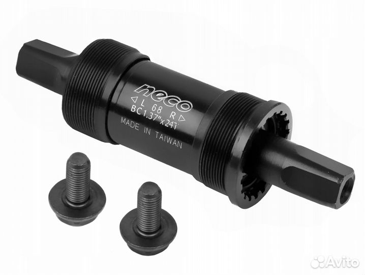 Каретка Neco B910 (корпус-сталь, левая чашка-сталь