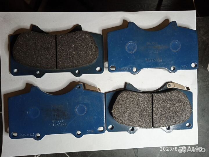 Тормозные колодки toyota land cruiser 100