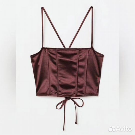 Топ атласный S/M