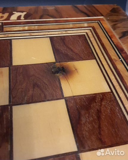 Шахматная доска столик деревянный