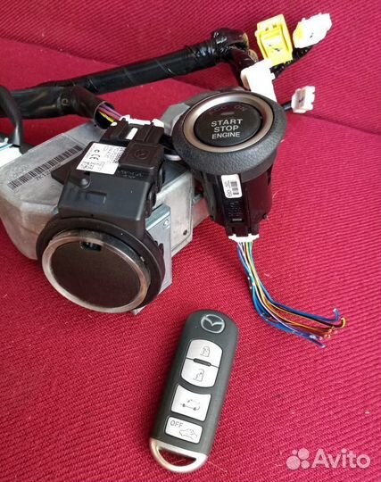Замок зажигания запуск с кнопки Мазда 6 гш Gh
