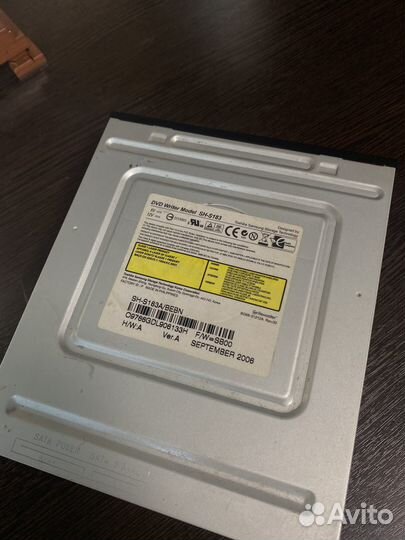 DVD Writer Model SH-S183 привод