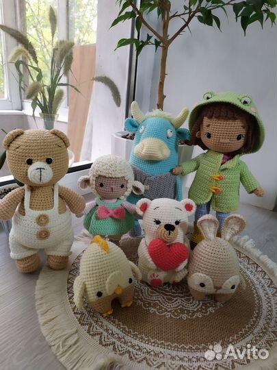 Вязанье на заказ (игрушки крючком)