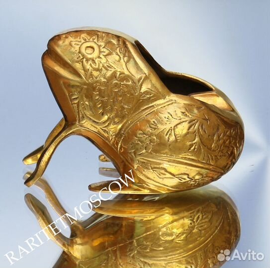 Лягушка статуэтка шкатулка бронза латунь Англия