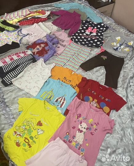 Вещи пакетом на девочку на 3-4 г