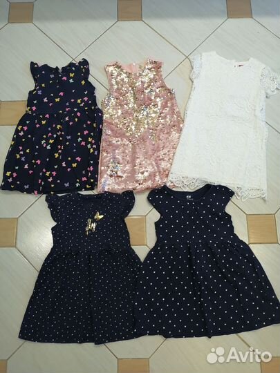 Детские вещи для девочки 4-5 лет