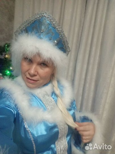 Прокат костюма снегурочки