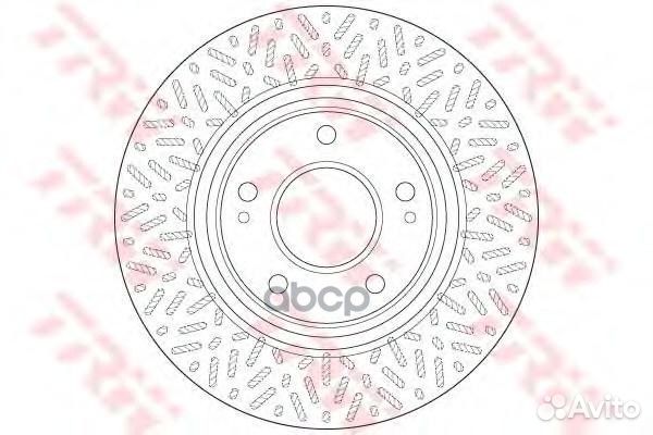 Диск тормозной перед DF6259 TRW