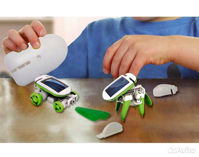 Конструктор Solar Robot Kits набор 6 в 1