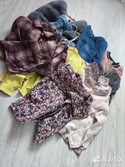 Детские вещи пакетом на девочку 110