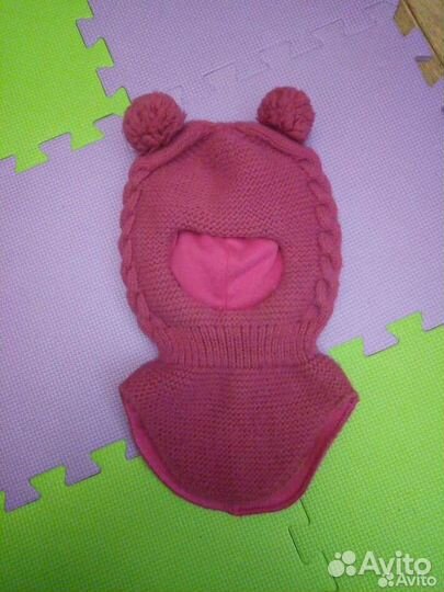 Шапка шлем для девочки Babygo, 46-48