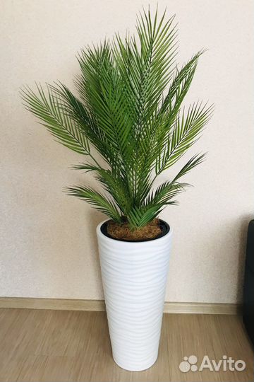 Пальма искусственная финиковая в кашпо Икеа