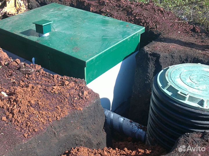 Септик био Аквалос переливной