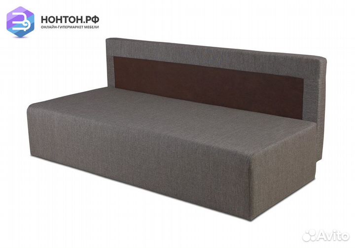 Диван еврокнижка Крит кофейный