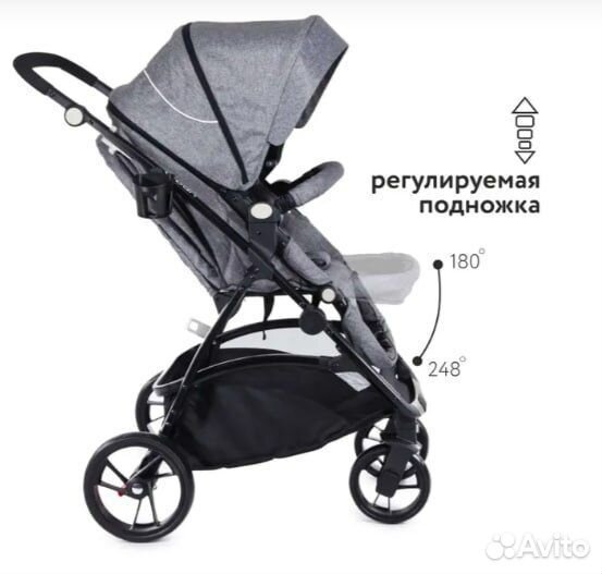 Коляска прогулочная Babyton Urban Grey