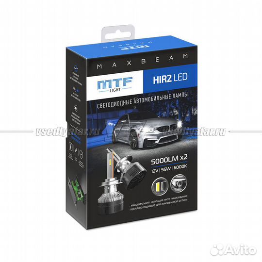 Светодиодные лампы MTF Light MaxBeam HIR2(9012) 60