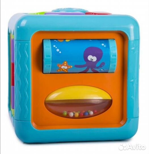 Кубик развивающий музыкальный, бизиборд