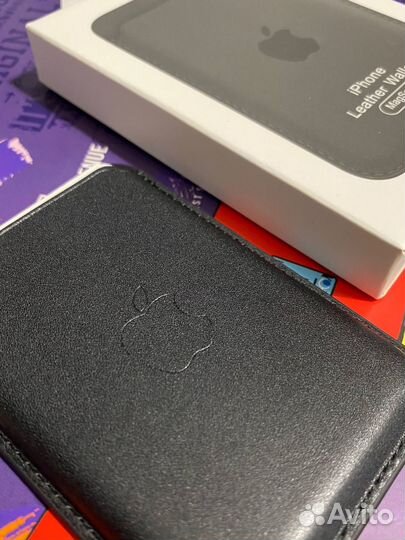 Leather Wallet картхолдер магнитный кошелек