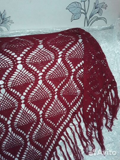 Шаль вязаная крючком