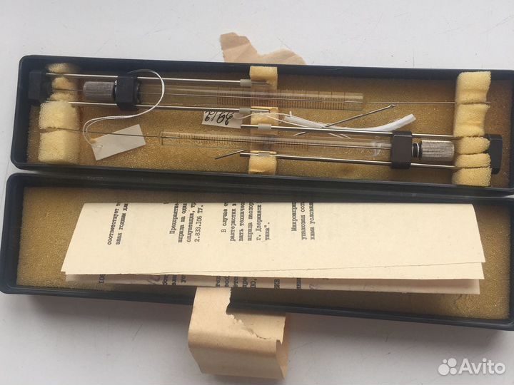 Микрошприц мш-10М с направляющими