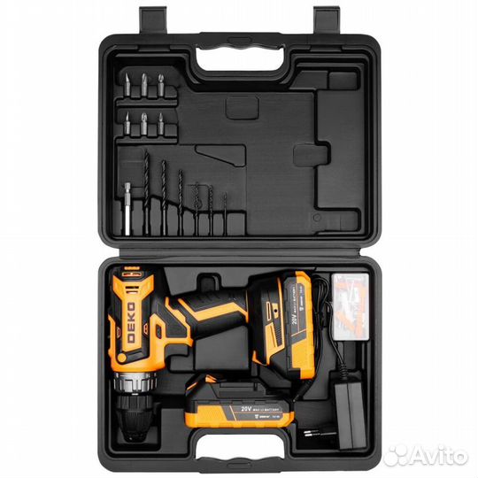 Дрель-шуруповерт аккумуляторная Deko #400428