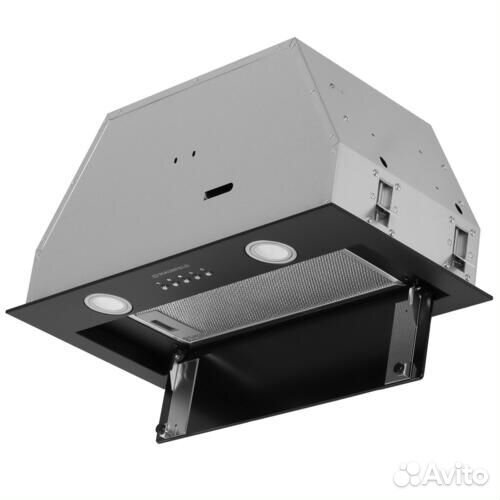 Встраиваемая вытяжка maunfeld Trapeze602IGInox/Bla