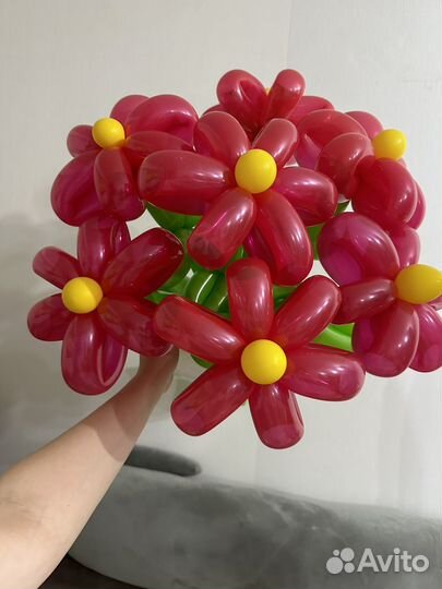 Цветы из шаров