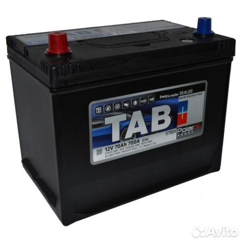 Новый акб 70Ач таб Polar JIS(для Chery Tiggo и др)
