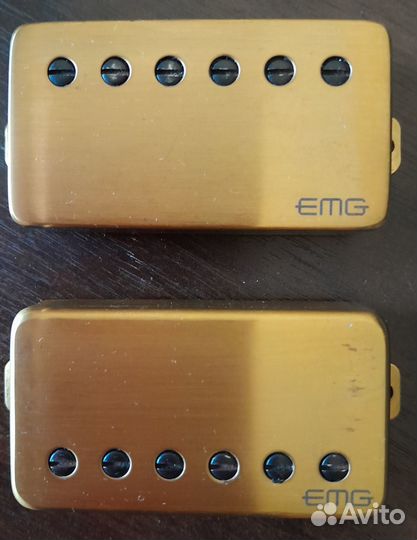 EMG MG Marty Friedman Brushed Gold set. USA