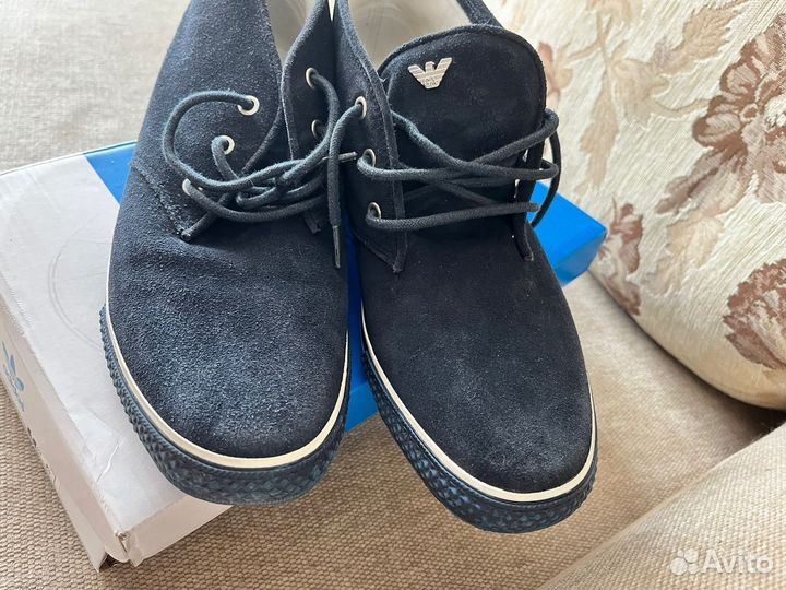 Оригинальные кожаные кеды Armani