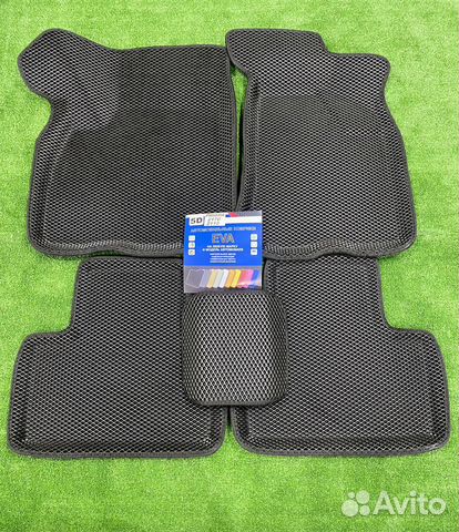 Коврики 5D 3D Ева Эва Лада приора 2110 c бортиками