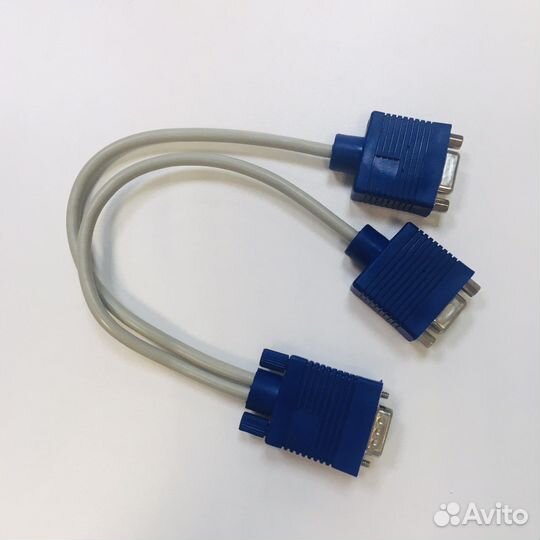 Кабель-разветвитель VGA 1- (1x15M/2 x15F), VGA