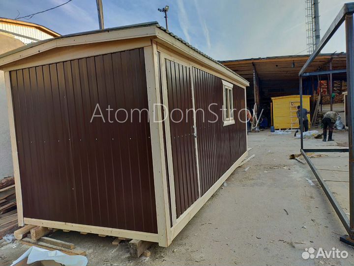 Бытовка деревянная утепленная с электрикой