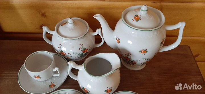 Сервиз чайный Вербилки. Редкий