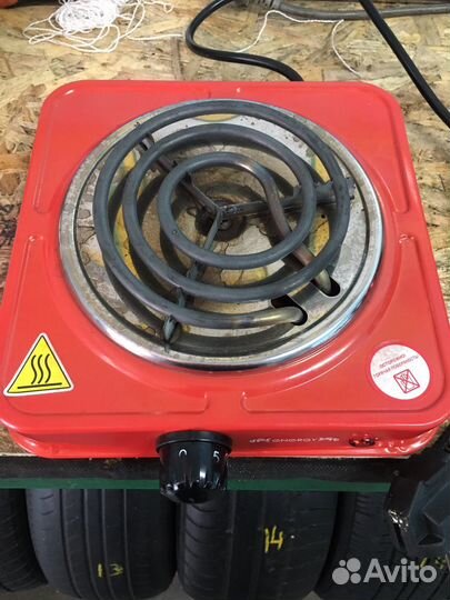 Плита электрическая energy красная