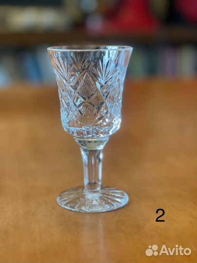 Бокалы СССР Гусь Хрустальный, Богемия +