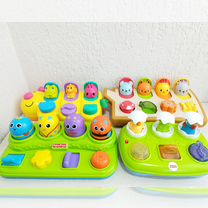 Fisher price полено прятки со зверятами