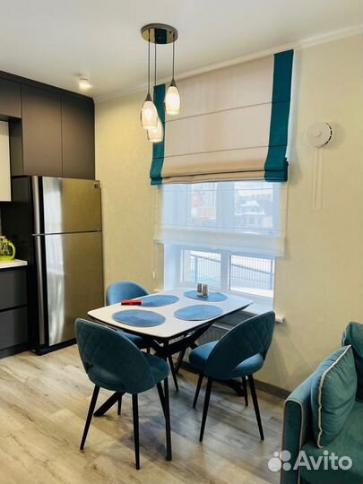 Римская штора с тюлем