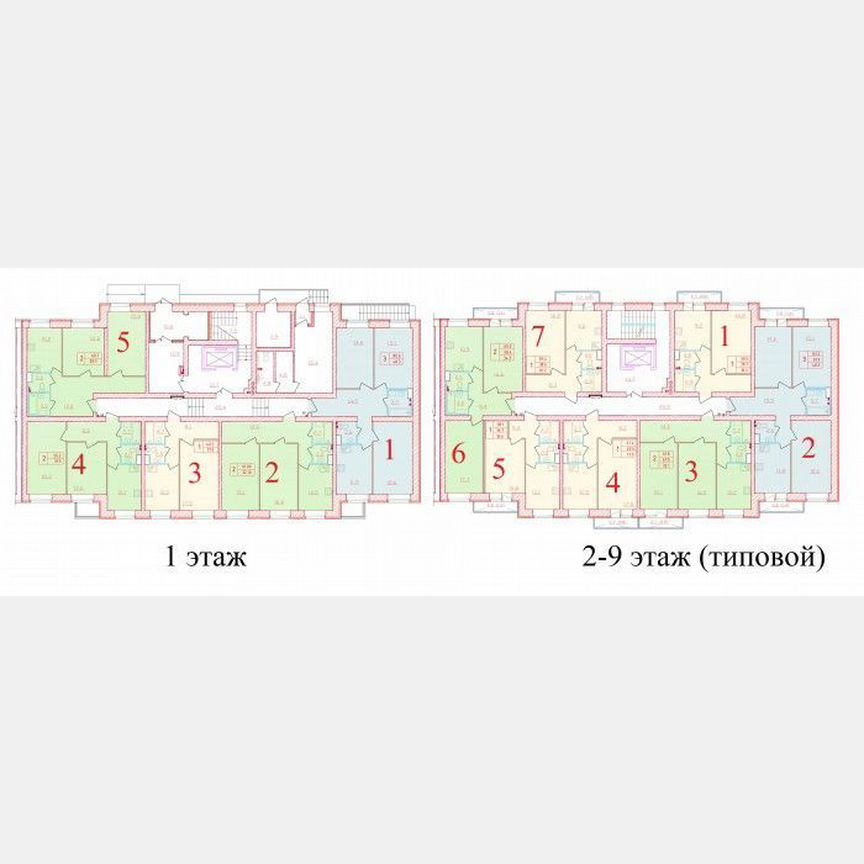 3-к. квартира, 83,3 м², 9/9 эт.