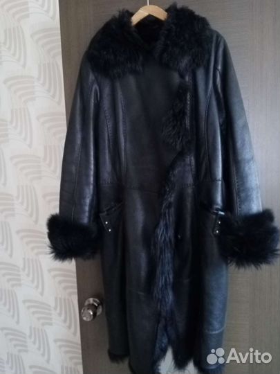 Дубленка натуральная женская 46 48 размер