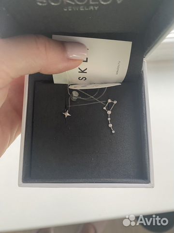 Серебрянные серьги Sokolov новые