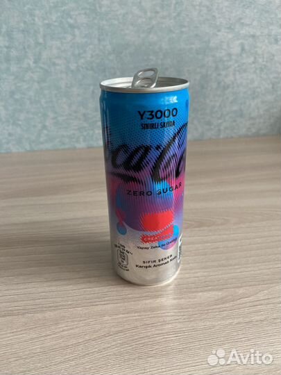 Пустая банка Y3000 кока кола
