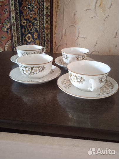 Чайная пара фарфор