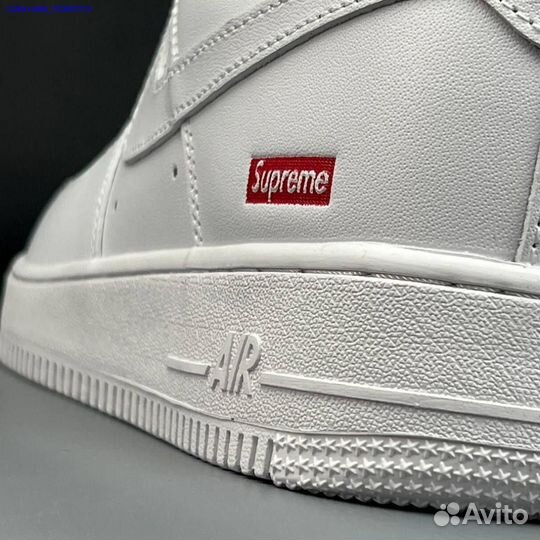 Кроссовки Nike Air Force 1 Low & Supreme (Арт.60738)