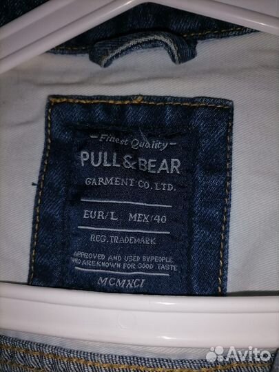 Куртка джинсовая pull & bear