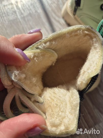 Ботинки демисезонные для девочки 21 размер