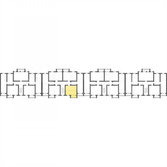 1-к. квартира, 40,2 м², 3/3 эт.
