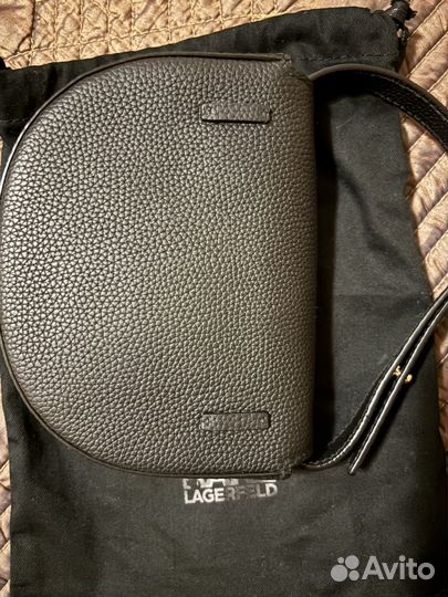 Кожаная сумка Karl Lagerfeld