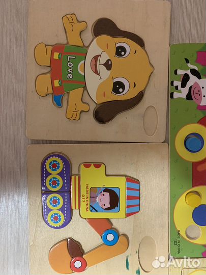 Пазлы деревянные