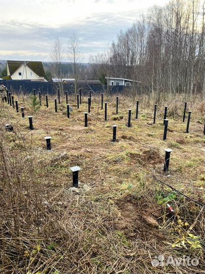 Винтовые сваи.Монтаж под ключ за 1 день